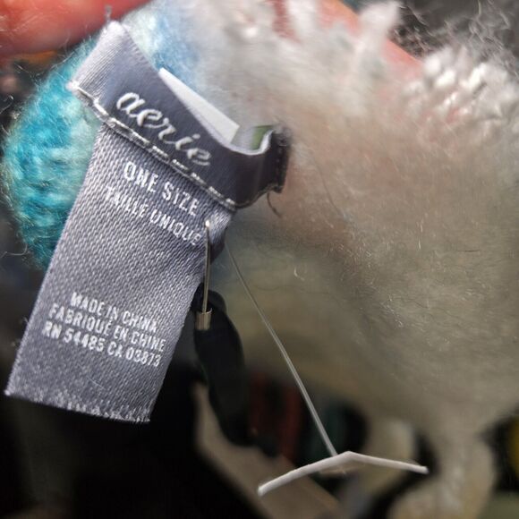 Aerie Super Soft Plaid Oversized Blanket Scarf Large Boho Cabin Core 19.5" x 87" - Picture 5 of 5